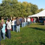 Guests paid $5.00 each to come in and sample all the delicious chili recipes.  There were prizes for Best Traditional Chili and Best Non-traditional Chili.  